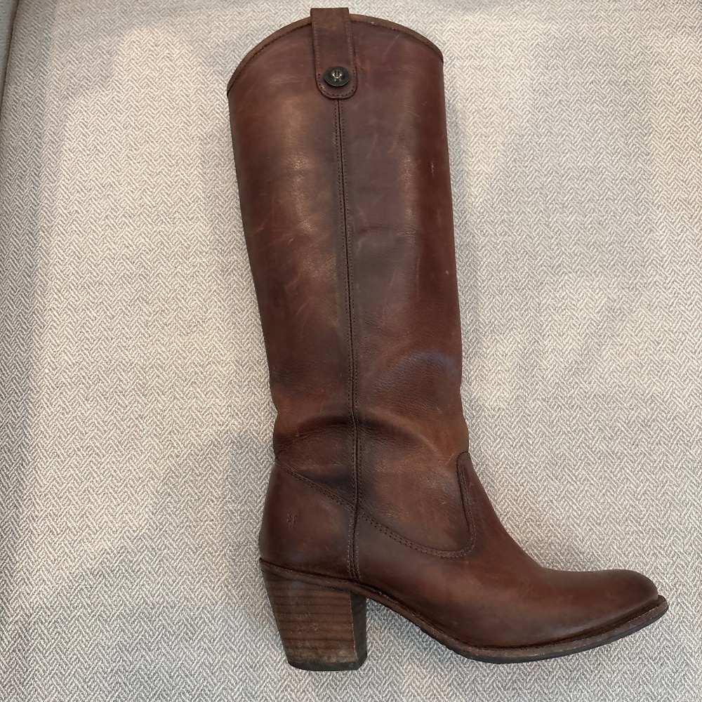 Frye and Co. Jackie Button Leather Boots